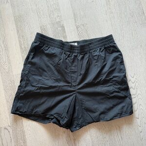 Babaton Black Poplin Shorts